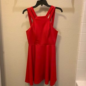 Dillard’s Red Skater Dress